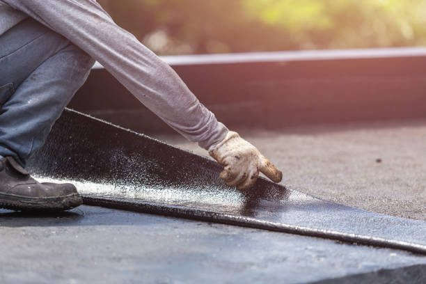 Professional Foundation Crack Repair technician working in Brooklyn, IN